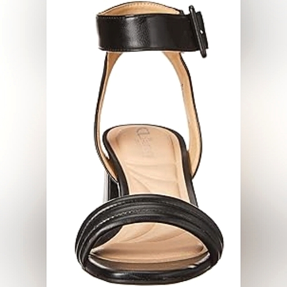 ☆NEW☆Super Sexy Ladies Chunky Block Heel Open Toe CL Chinese Laundry Black Heels - Picture 3 of 16